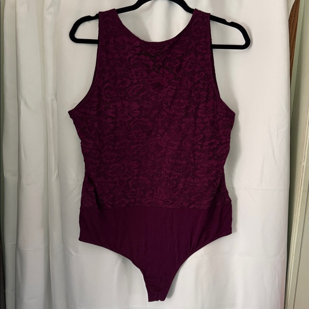 Torrid Bodysuit Womens 3x Lace Corset Lace Up Sleeveless - Picture 7 of 14